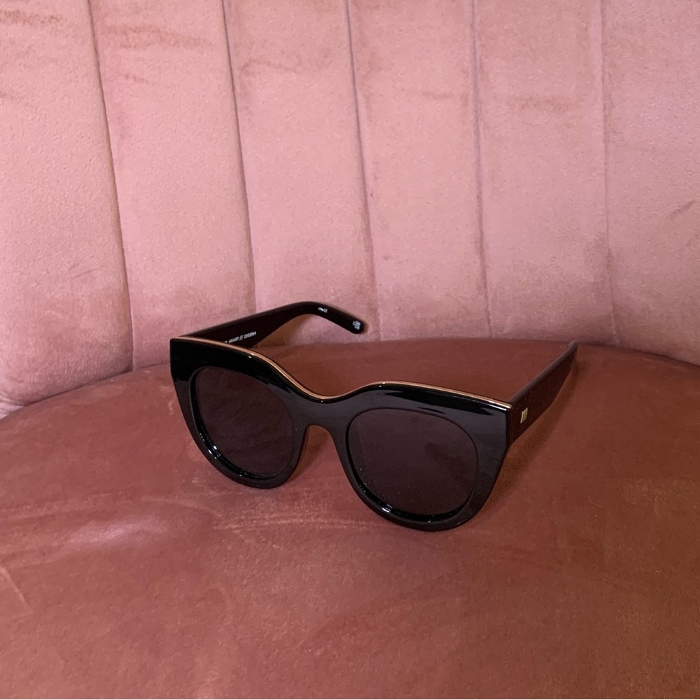 Black Le Specs Polarized Sunglasses